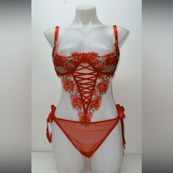 🔥Victoria Secret Teddy lingerie bodysuit Sz XL NWT - Picture 1 of 8